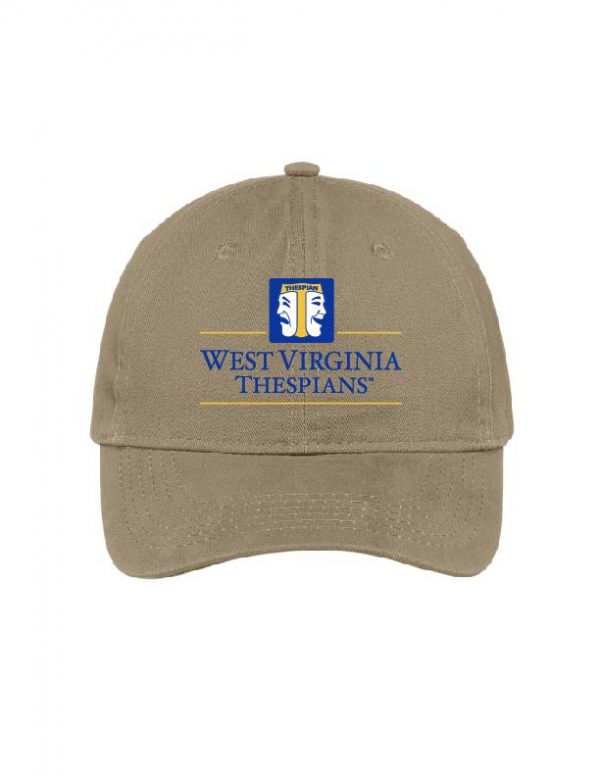 Khaki Hat: Embroidered